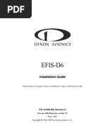 Efis-D6: Installation Guide