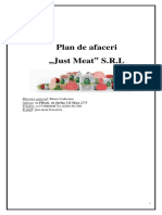 Planul de Afaceri Just Meat Docx PDF