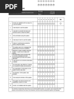 The PSSUQ Survey: The Post-Study Usability Questionnaire Strongly Agree Strongly Disagree