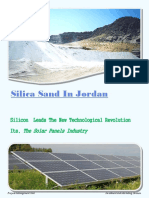 Silica Sand in Jordan: The Solar Panels Industry