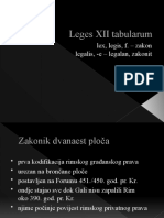 Leges XII Tabularum 3. Provjera