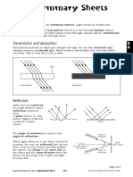 Summary Sheets: Light