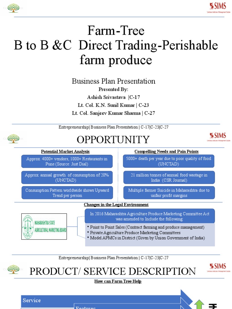 FarmTree B To B &C Direct TradingPerishable Farm Produce Business