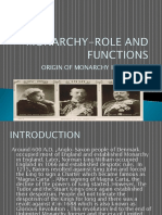 Monarchy-Role and Functions PDF