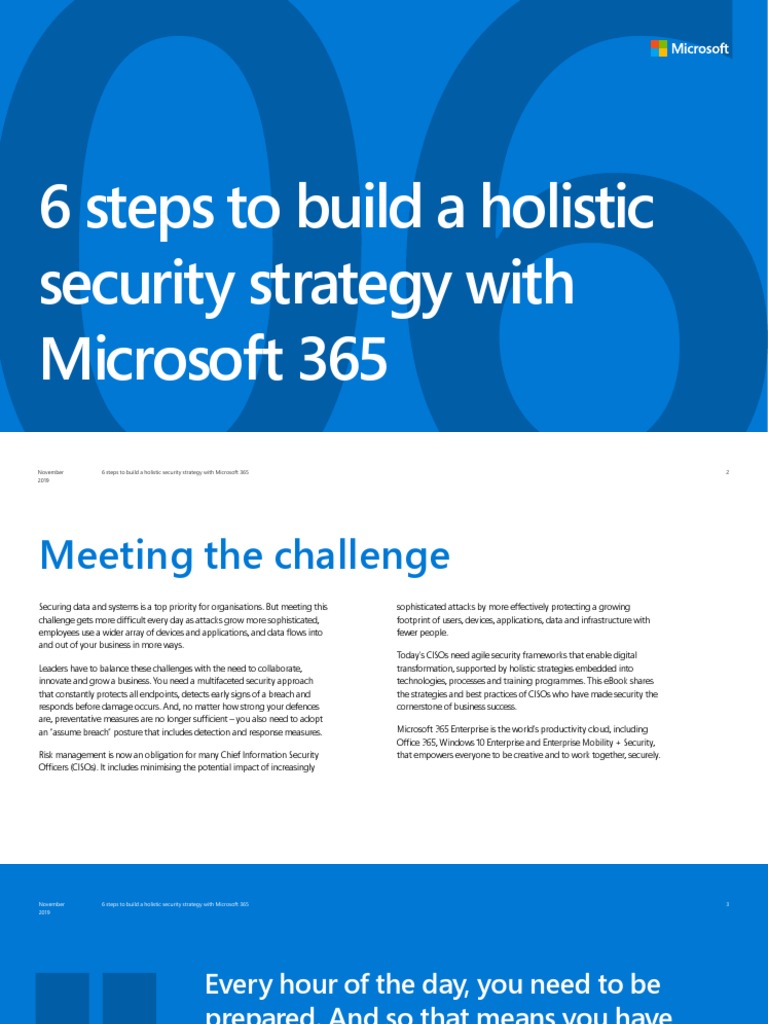 Microsoft Security Strategy | PDF | Cloud Computing | Mobile App