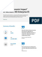 The Total Economic Impact of Microsoft 365 Enterprise E5