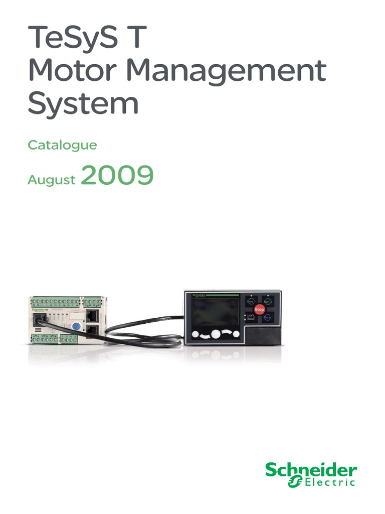 Tesys T Motor Management System Catalogue August PDF Fuse