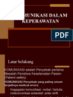 KOMUNIKASI KEPERAWATAN