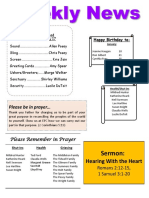 Sermon:: Hearing With The Heart