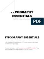 Essential Typography Terms