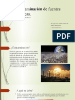 Contaminación de Fuentes Hídricas