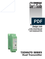 Transmisor de Temperatura Omegaette TXDIN70