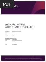 Dynamic Model Acceptance Guideline