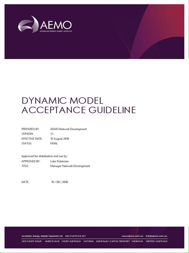 Dynamic Model Acceptance Guideline | PDF | Electrical Impedance | High ...