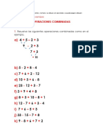 Operaciones Combinadas PDF