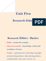 Research Method Unit 5