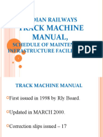 Indian Railways: Track Machine Manual