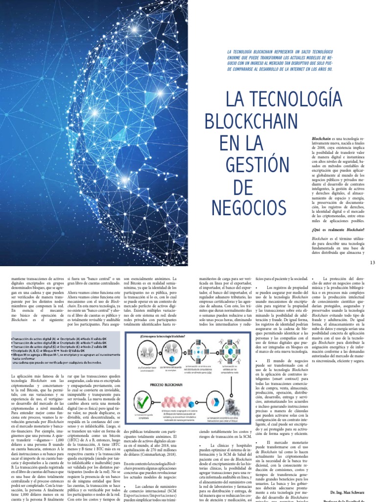 Blockchain en La Gestión | PDF | Criptomoneda | Bitcoin