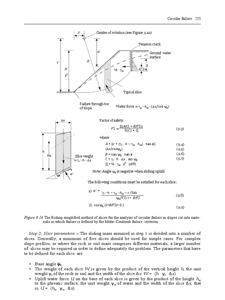 Circular Failure 255 | PDF | Civil Engineering | Classical Mechanics