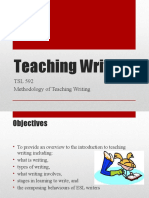 TSL 592 Methodology of Teaching Writing