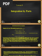 Lesson 8 Integration by Partsasdasdasd