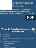 O SISTEMA DE PROPRIEDADE INTECTUAL e CONTRATO