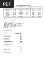 Beverages:: Coconut Coffee Smoothie