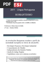 2011_2 – Língua Portuguesa_Roamantismo_história