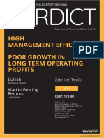 High Management Efficiency Poor Growth in Long Term Operating Profits