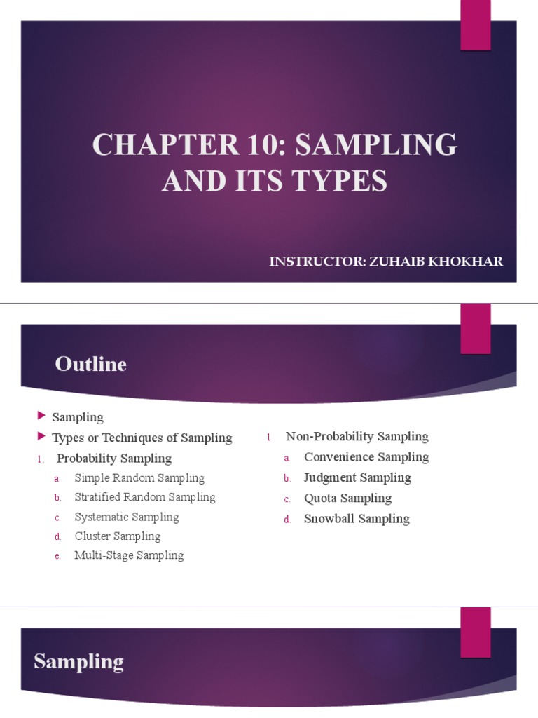 Types of Sampling Techniques Explained | PDF | Sampling (Statistics ...
