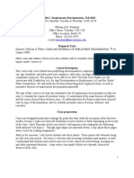 Law 284.1: Employment Discrimination, Fall 2010: Wfernholz@law - Berkeley.edu