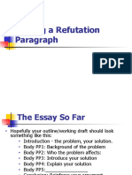 Writing A Refutation Paragraph