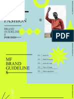 Mint Neon Experimental Fashion Brand Guidelines Presentation