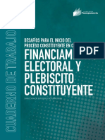 Financiamiento Electoral y Plebiscito Constituyente