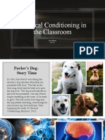 Psy 301 - Classical Conditioning in The Classroom - Presentation