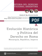 3 Evolución Histórica y Política Del Derecho en Roma