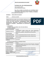 INFORME TECNICO DE CONSISTENCIA