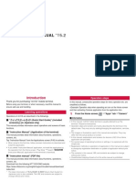 Instruction Manual ': Sales: NTT Docomo, Inc. Manufacturer: HUAWEI TECHNOLOGIES CO., LTD. 2015. 2 (1st Edition)
