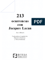 Allouch Jean - 213 Ocurrencias Con Jacques Lacan.pdf