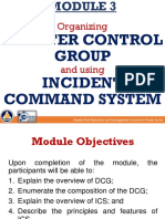 Module 3 - Organizing DCG and ICS 1