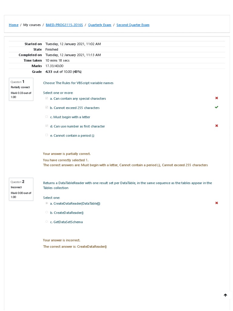 PROGSecond Quarter Exam PDF | PDF | Ajax (Programming) | Java Script