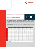 AGN024 - AVR Selection: Application Guidance Notes: Technical Information From Cummins Generator Technologies