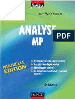 Analyse MP Cours, Méthodes Et Exercices Corrigés by Monier, Jean-Marie PDF