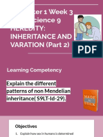 Non-Mendelian Inheritance Part2 PDF