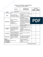 Criterios de Calificacion de Trabajo