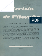 Revista de Filosofia-U. Chile - 1957