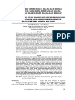 Empirical Models of The Relationship Between Religion and State in Indonesia: How Religious Beliefs Define The Relation Between Religion and State?