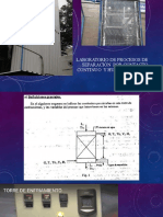 Laboratorio de Procesos de Separación Por Contacto Continuo