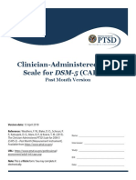 Clinician-Administered PTSD Scale For DSM-5 (CAPS-5) : Past Month Version