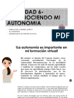 Actividad 6 - Reconociendo Mi Autonomia